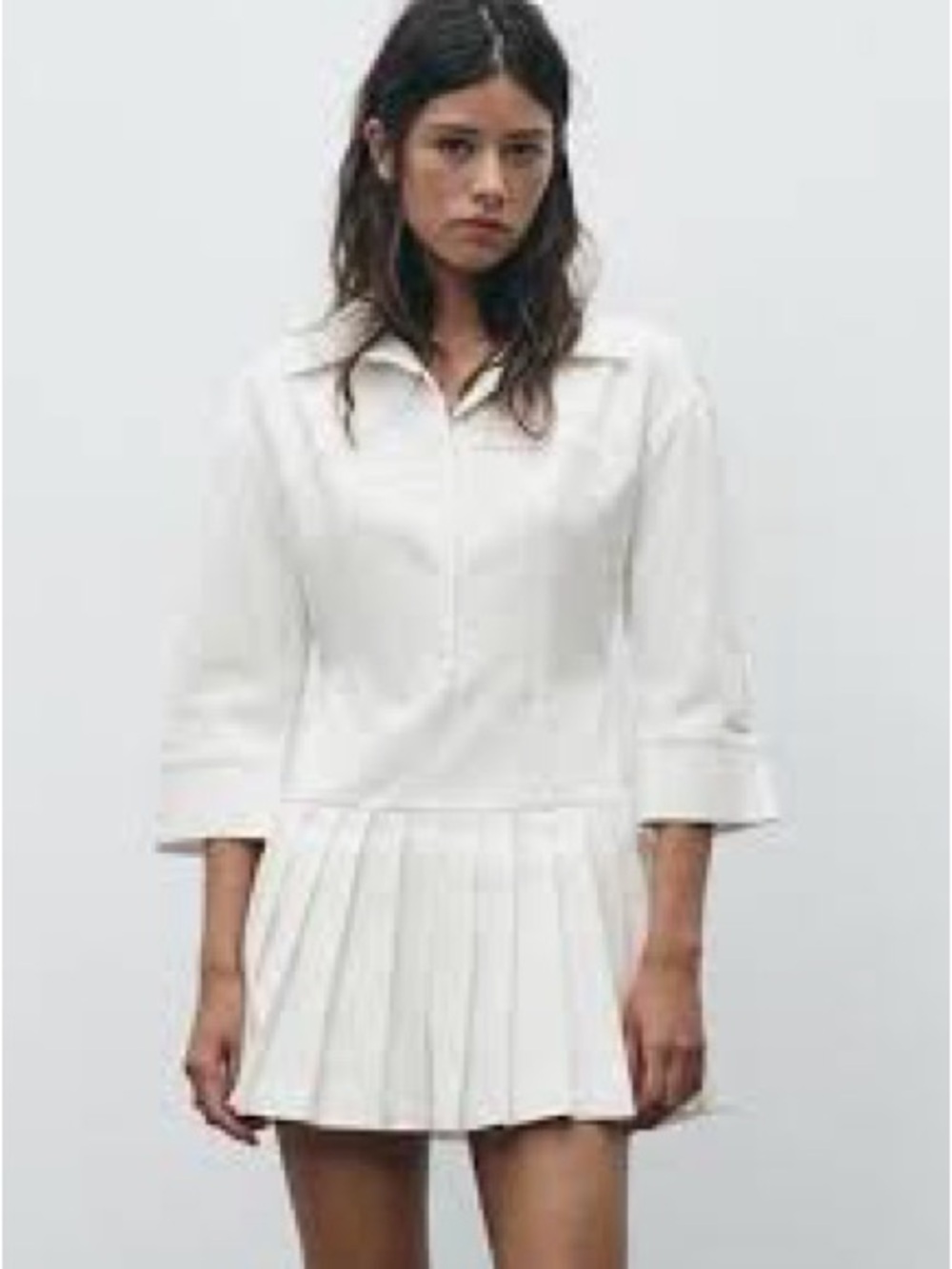 Zara Shirt Jumpsuit Dress